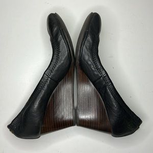 Tory Burch Eddie Wedges Pump Black Women’s Size 5M